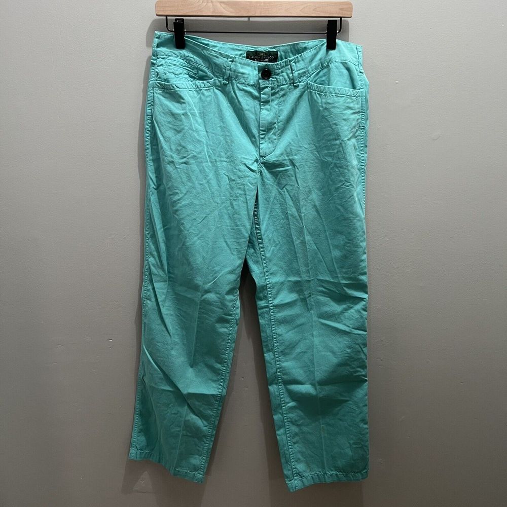 Lauren Ralph Lauren Turquoise Casual Chino Pants Straight Leg Women’s 8